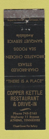 Matchbook Cover - Copper Kettle Restaurant Drive In Athens TN