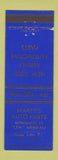 Matchbook Cover - Marty's Auto Parts Kent OH