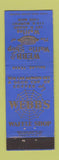 Matchbook Cover - Webb's Waffle Shops Dallas TX