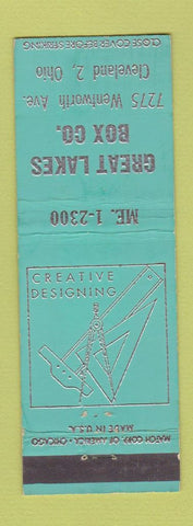 Matchbook Cover - Great Lakes Box Company Cleveland OH