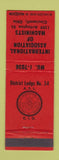 Matchbook Cover - International Association of Machinists Cincinnati OH union