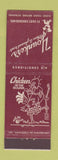 Matchbook Cover - Youker's Restaurant Chicken in the Rough Chicago IL