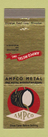 Matchbook Cover - AMPCO Metal Milwaukee WI