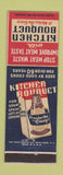 Matchbook Cover - Kitchen Bouquet Meat Gravy