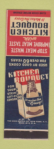 Matchbook Cover - Kitchen Bouquet Meat Gravy