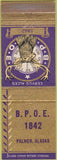 Matchbook Cover - Matchbook Cover Elks Club Palmer AK