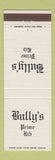 Matchbook Cover - Bully's La Jolla Del Mar San Diego CA