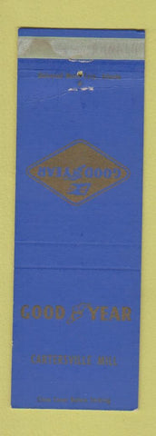 Matchbook Cover - Goodyear Tires Atco GA Safety Housekeeping WEAR