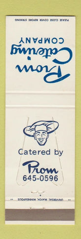 Matchbook Cover - Prom Catering