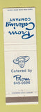 Matchbook Cover - Prom Catering