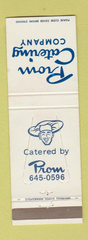 Matchbook Cover - Prom Catering