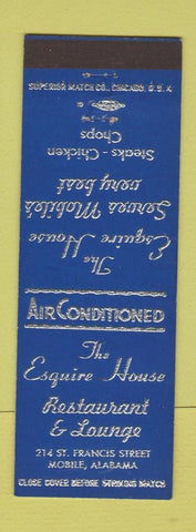 Matchbook Cover - Esquire House Restaurant Mobile AL