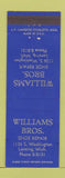Matchbook Cover - Williams Bros Shoe Repair Lansing MI
