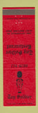 Matchbook Cover - Toy Soldier Restaurant Olney MD