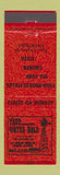 Matchbook Cover - Thee Water Hole Restaurant Murphy OR pizza