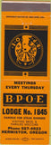 Matchbook Cover - Matchbook Cover Elks Club Hermiston OR