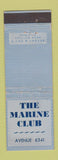Matchbook Cover - Marine Club London? Bryant and May UK England