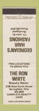 Matchbook Cover - Ron White Beauty Salon Srpingfield OH WEAR