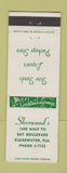 Matchbook Cover - Sherwood's Restaurant Clearwater FL