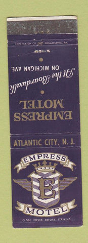 Matchbook Cover - Empress Motel Atlantic City NJ