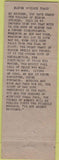 Matchbook Cover - Matchbook Cover Elks Club Fairlawn NJ