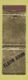Matchbook Cover - Elbow Room Tomah WI bar WEAR