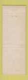 Matchbook Cover - The Tool Engineer