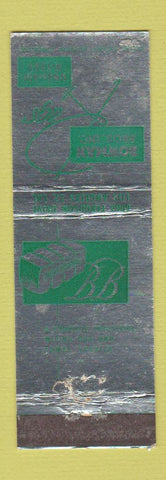 Matchbook Cover - Bowman Bros Rags Los Angeles CA