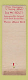 Matchbook Cover - Routts Milwaukee WI women's clothes WORN