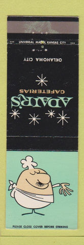 Matchbook Cover - Adair's Cafteria Oklahoma City OK