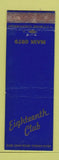 Matchbook Cover - Eighteenth Club WEAR