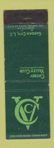 Matchbook Cover - Cherry Valley Club Garden City LI NY WEAR