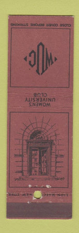Matchbook Cover - Women's University Club New York City?