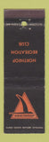 Matchbook Cover - Northrop Recreation Club