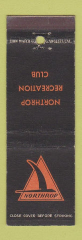 Matchbook Cover - Northrop Recreation Club