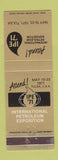 Matchbook Cover - International Petroleum Expo Tulsa OK 1971
