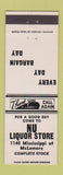 Matchbook Cover - Nu Liquor Store