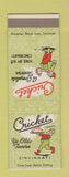 Matchbook Cover - Cricket Tavern Cincinnati OH