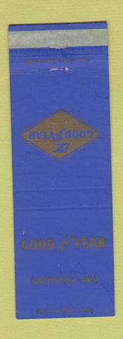 Matchbook Cover - Goodyear Tires Cartersville Safety Makeshifts WEAR