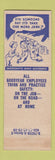 Matchbook Cover - Goodyear Tires Cartersville Safety Makeshifts WEAR
