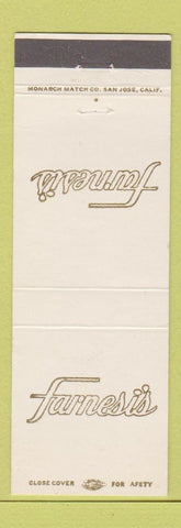 Matchbook Cover - Farnesi's Restaurant Madera Chowchilla CA