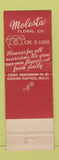 Matchbook Cover - Molesta Flowers Grand Rapids MI WEAR