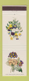 Matchbook Cover - Flowers Primula Pansy Pierre Joseph Redoute