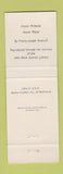 Matchbook Cover - Flowers Primula Pansy Pierre Joseph Redoute