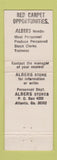Matchbook Cover - Albers Grocery Atlanta GA