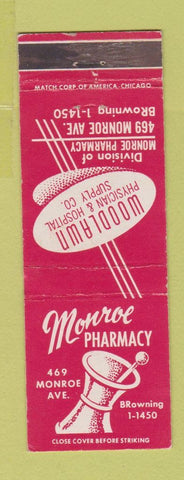 Matchbook Cover - Monroe Drug Chicago? IL