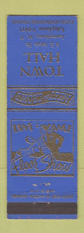 Matchbook Cover - Town Hall Jamestown NY
