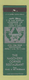 Matchbook Cover - Nascherei Corner Restaurant Atlantic City NJ