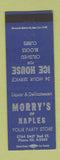 Matchbook Cover - Ice House Morry's of Naples