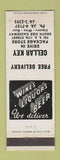 Matchbook Cover - Cellar Key Liquor Fort Lauderdale FL